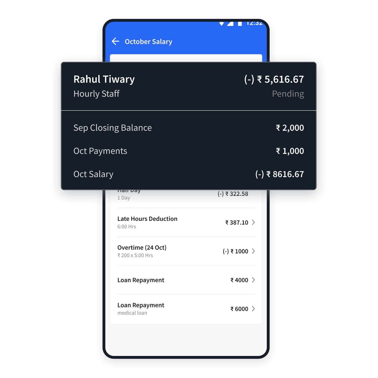 Record salary payments, cash-incash-out & Pay Online
